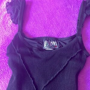 LIP SERVICE FISHNET DRESS SZ S